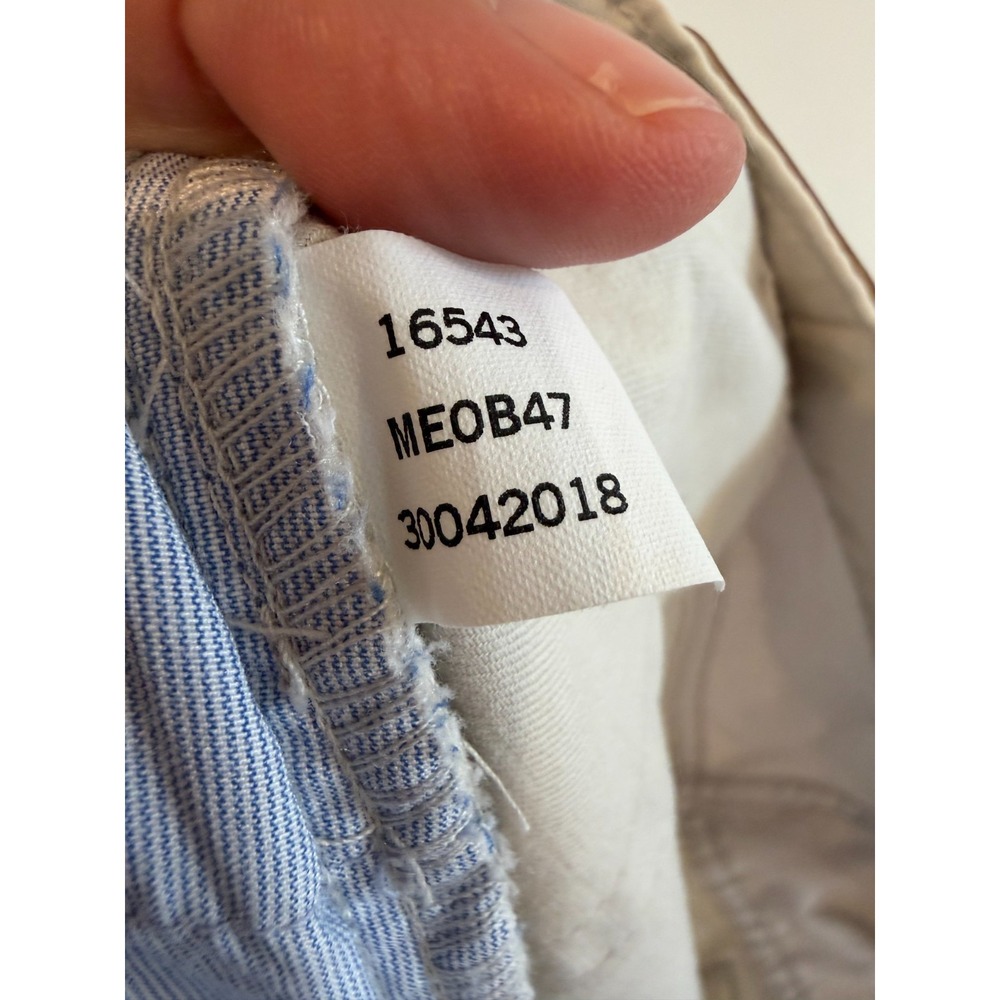 Peter Millar Twill Pants Men Beige 5 Pocket Soft Touch Pima Blend ME0B47 35X32 - Picture 8 of 13